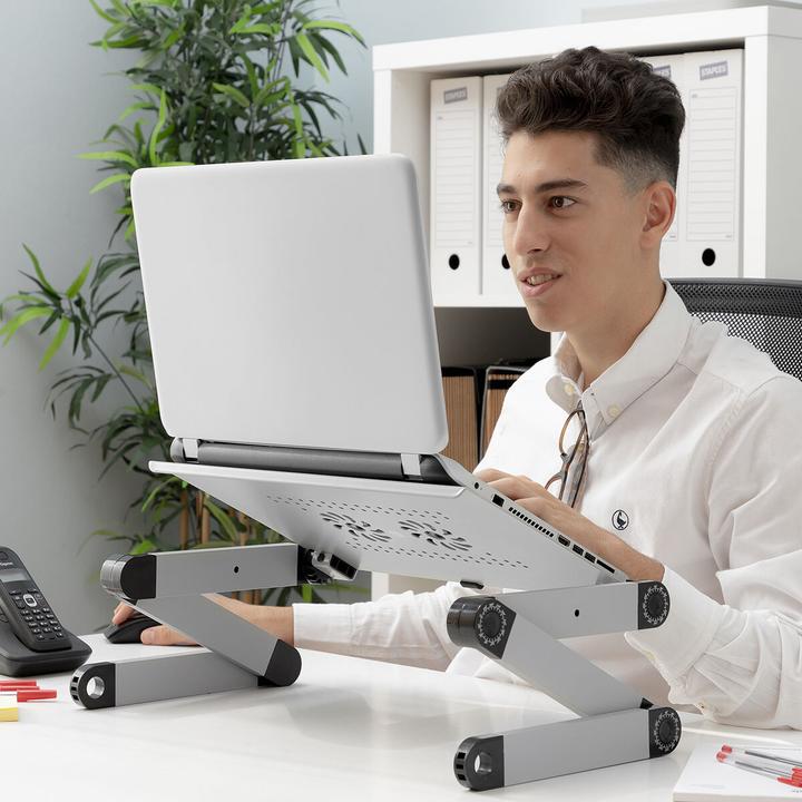 Produktbild InnovaGoods Einstellbarer Laptop-Tisch mit mehreren Positionen Omnible