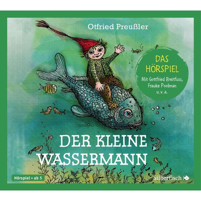 Thumbnail - Der kleine Wassermann - Das Hörspiel, Hörbücher von Gudrun Hartmann, Henrik Albrecht, Frauke Poolman, Gottfried Breitfus...