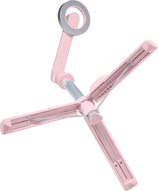 Actual product image Spigen Selfiestick S570W MagSafe Tripod Bluetooth misty rose AMP06403