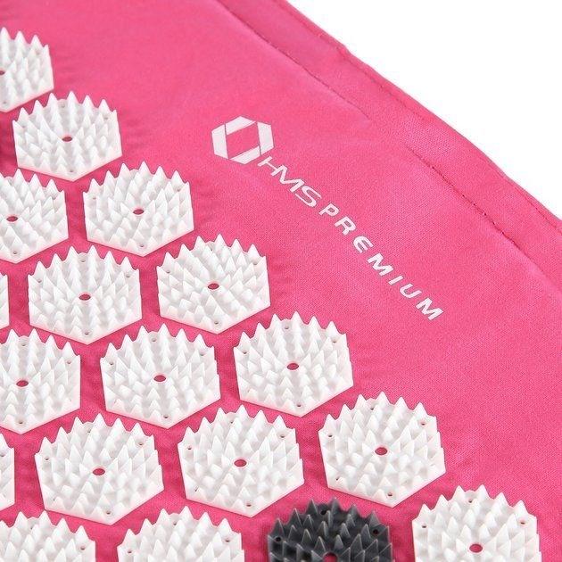 Image du produit HMS Tapis de massage et d'acupression et set de coussins Premium AKM01, rose