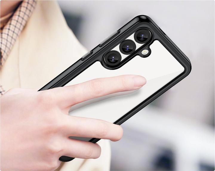 Immagine prodotto Hurtel Outer Space Case Silikonhülle mit Gelrahmen für Samsung Galaxy S25 – Schwarz (Samsung Galaxy S25)