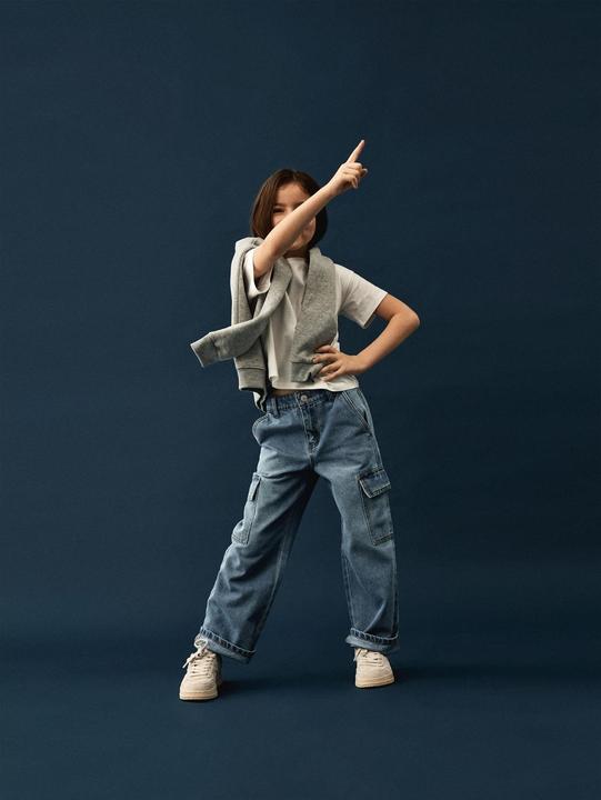 Actual product image Name it Wide fit cargo jeans (146)