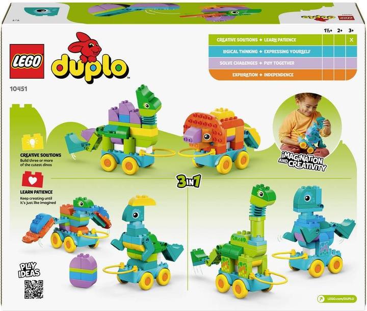 Image du produit LEGO 10451 ® DUPLO® Dinos à roulettes 3-en-1 Set (10451)