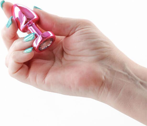 Produktbild NS Novelties Small Anal Plug Rear Assets Aluminum Butt Plug for Beginners Metal Anal Toy with Gem Petite Size (Pi