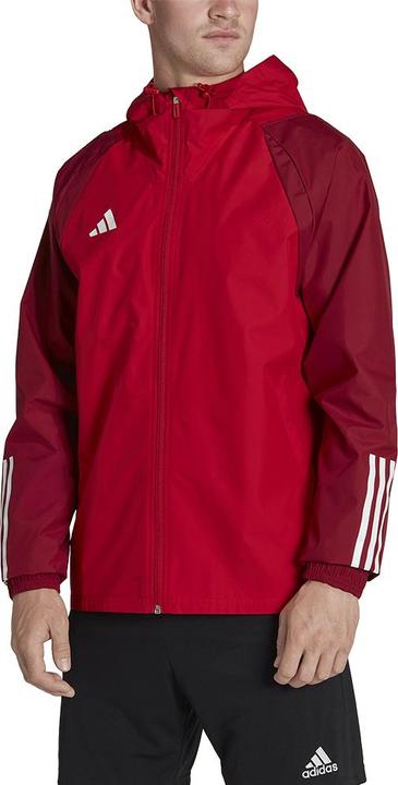 Actual product image adidas Mens Tiro 23 Competition All Weather Jacket Red HE5653 (2XL) (XXL)