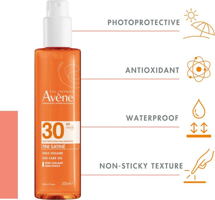 Actual product image Avène Sun (Suntan oil, SPF 30, 200 ml)