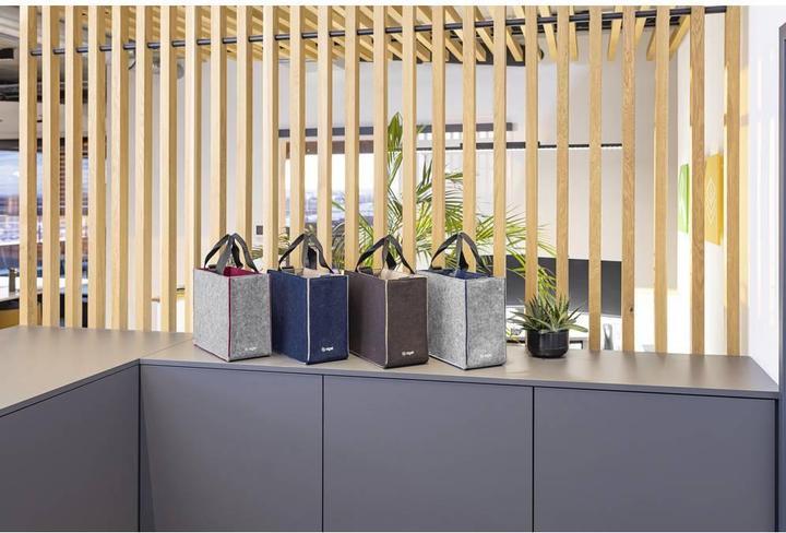 Image du produit Sigel Notebooktasche Desk Sharing Bag Bicolor M, Blau/Beige 15.4 (15.40")