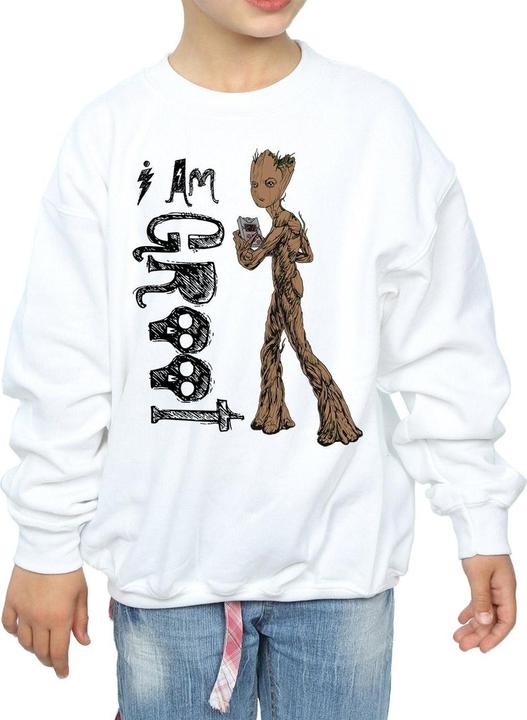 Produktbild Avengers Infinity War I Am Teenage Groot Sweatshirt Mädchen (152, 158)