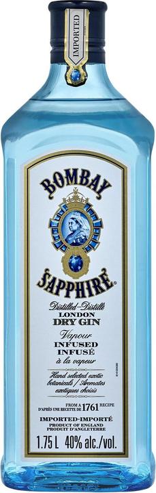 Bombay London Dry Gin Light Pad (1 x 70 cl)