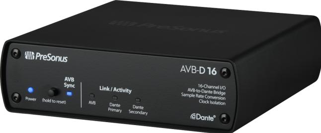 Image du produit PreSonus AVB-D16 16x16 AVB-to-Dante Bridge