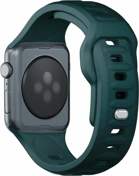Produktbild 3MK Silicone Watch Strap zielony/ evergreen dla Apple Watch 38/40/41mm (Edelstahl, Silicone)