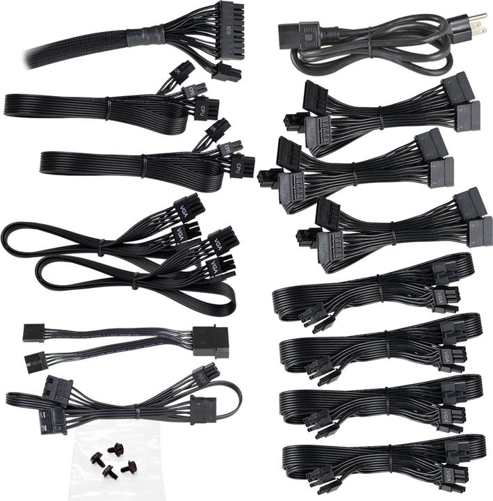 Actual product image EVGA Power supply 1000 GQ 1000 W, 80 PLUS Gold, fully modular (1000 W)