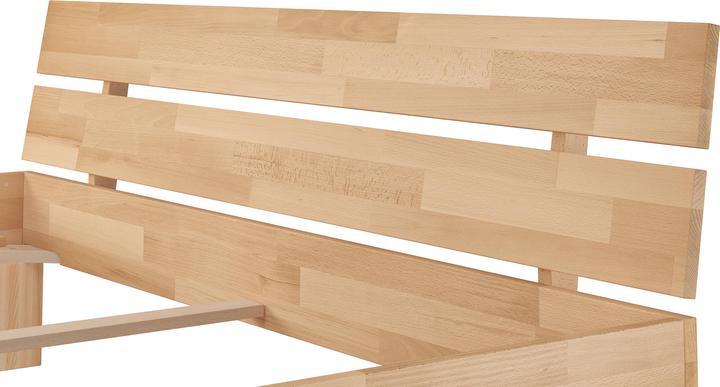 Actual product image Erst-Holz Modern super King bed 180x220 lacquered Beech without rigid slats 60.80-18-220oR (180 x 220 cm)