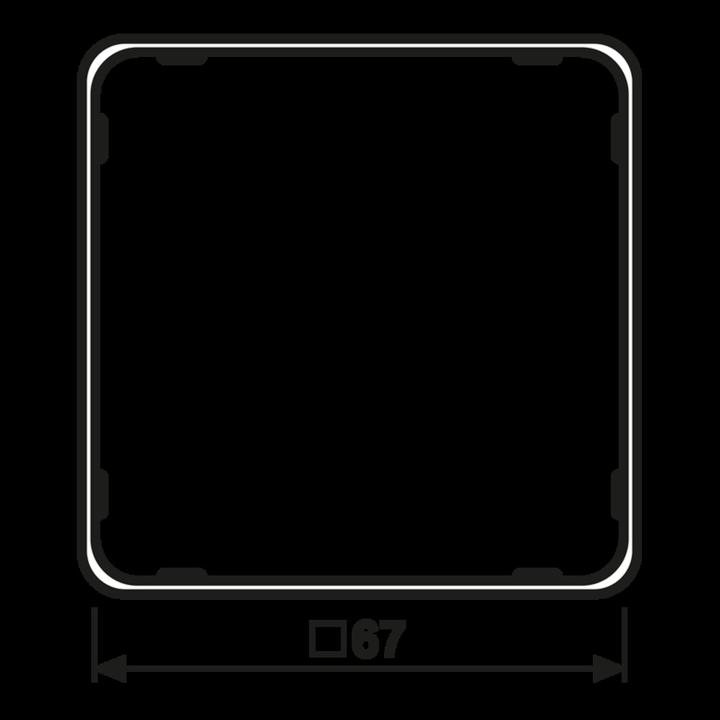 Actual product image JUNG Application frame