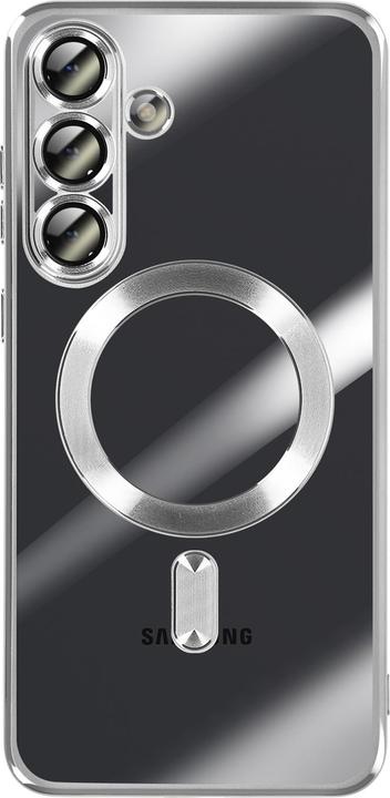 Produktbild Avizar MagSafe Hülle Galaxy S25 FE weich chrom (Samsung Galaxy S25 FE)