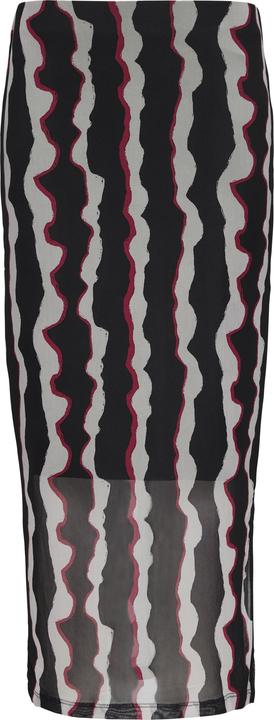 Actual product image S.Oliver Rock Schmal geschnittener Midirock aus Mesh (42)