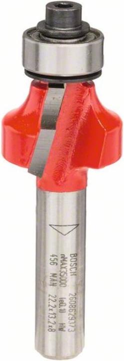 Produktbild Bosch Professional Zubehör Abrundfräser Expert for Wood, 8 mm, D 22,2 mm, R1 4,75 mm, L 13,2 mm, G 55 mm