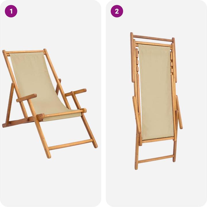 Immagine prodotto vidaXL Liegestuhl (107 cm)
