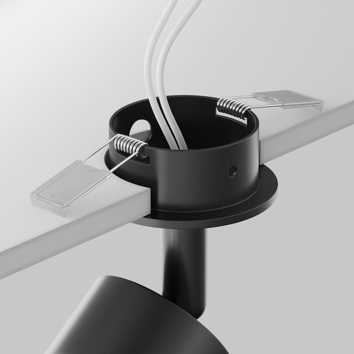 Image du produit Maytoni Focus plafonnier, lampe de plafond GU10 noir 13x19,2cm (GU10)