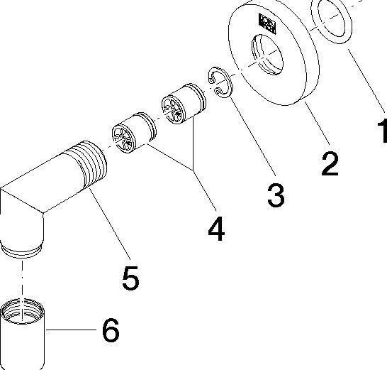 Produktbild Dornbracht DornbrachtRNBR. META.02 Wandanschlussbogen DN 15 Brauseabgang 3/8 mit RFV, chrom