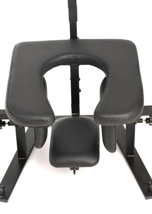 Actual product image Master Series XR Brands Pleasure Throne OralsexStuhl Schwarz