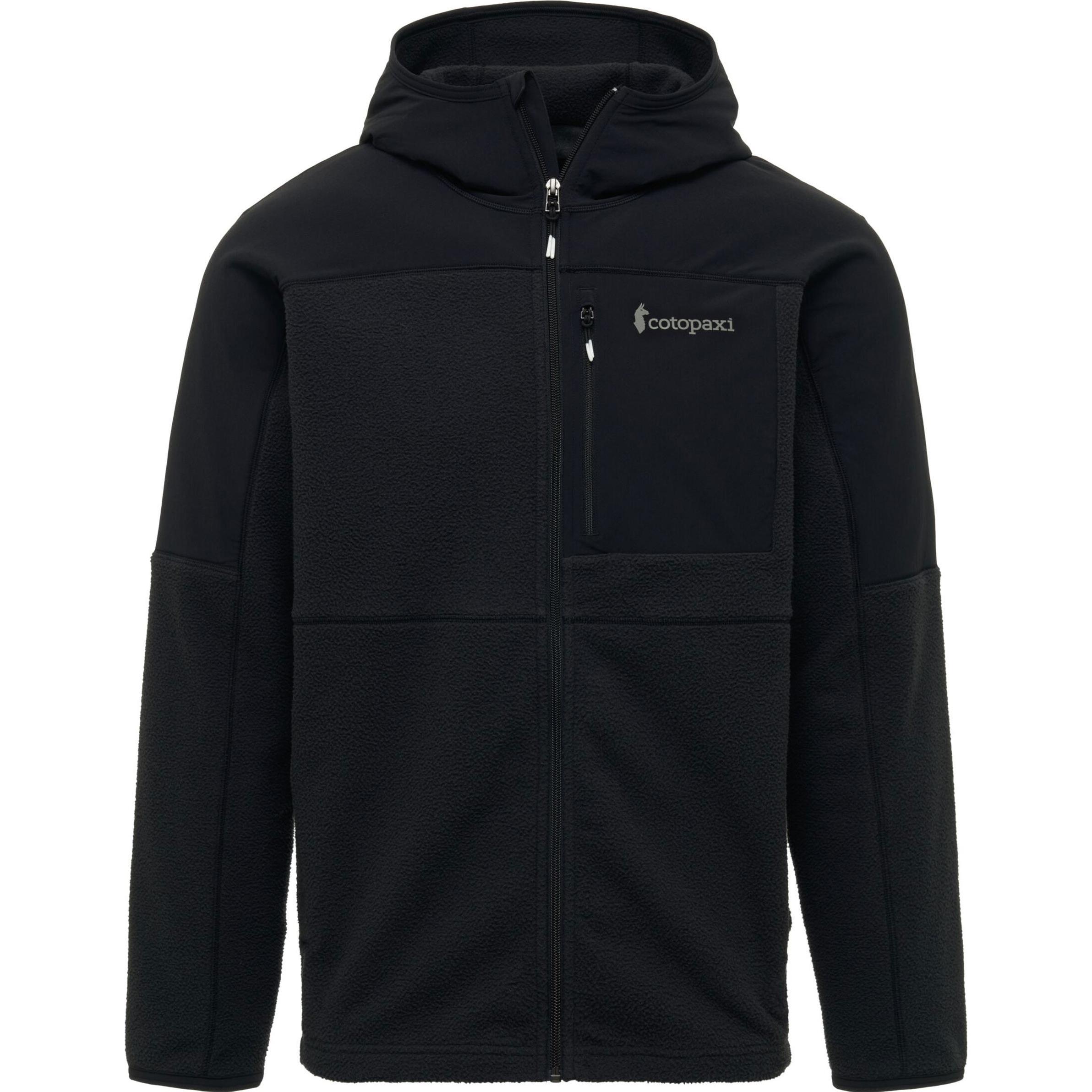 Cotopaxi, Herren, Jacke, Abrazo Hood FullZip Fleece Jkt (XL), Schwarz, XL