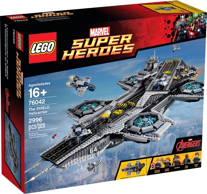 Actual product image LEGO The Shield Helicarrier (76042, LEGO Marvel, LEGO Rare Sets)