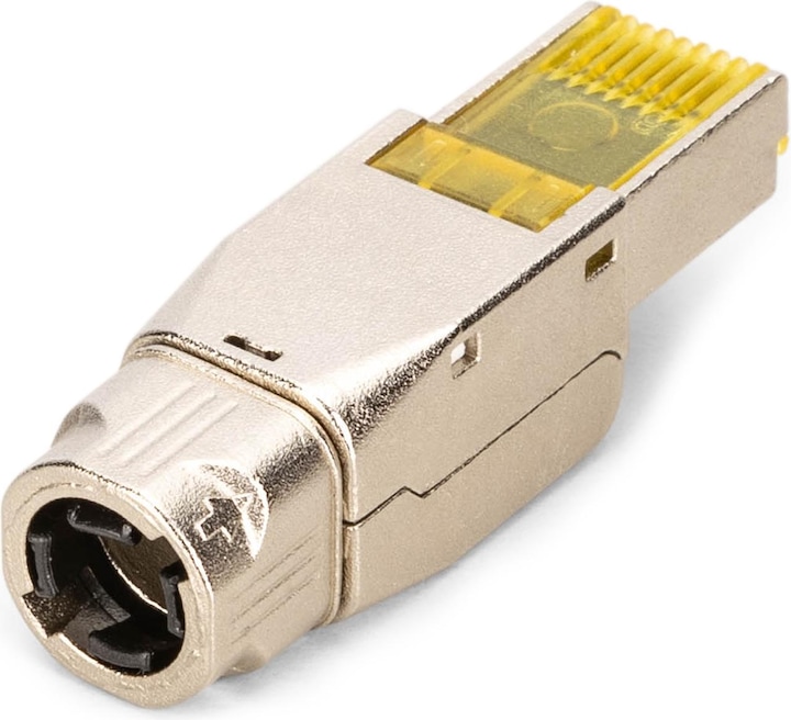 Produktbild Digitus CAT 6A Feldstecker, AWG 22-27, unterstützt bis 4PPoE, IEEE802.3bt (Netzwerkkabel Stecker)