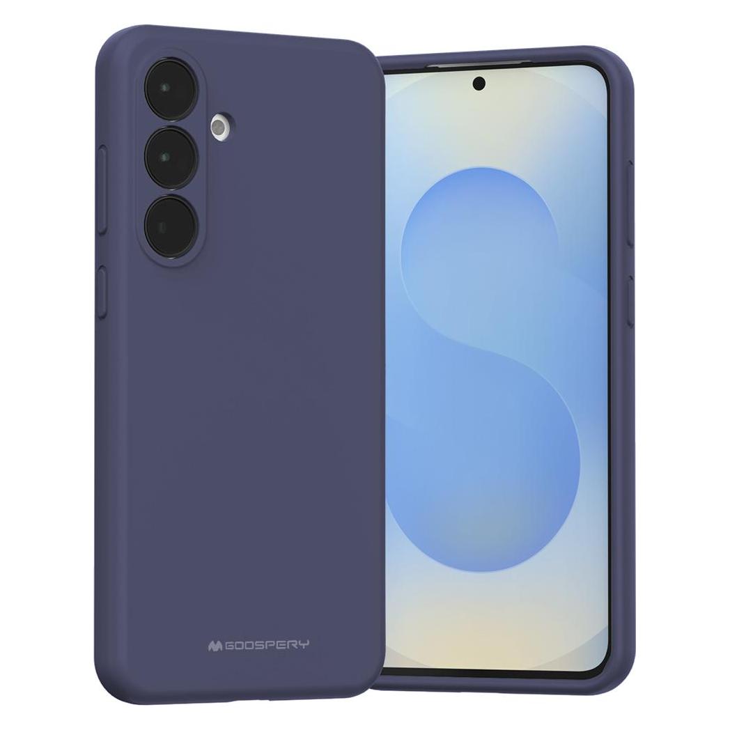 Mercury Grigio/Viola Silicone Case Samsung Galaxy S25 Fe Lavender Gray (Samsung Galaxy S25 Fe), Cover Smartphone,