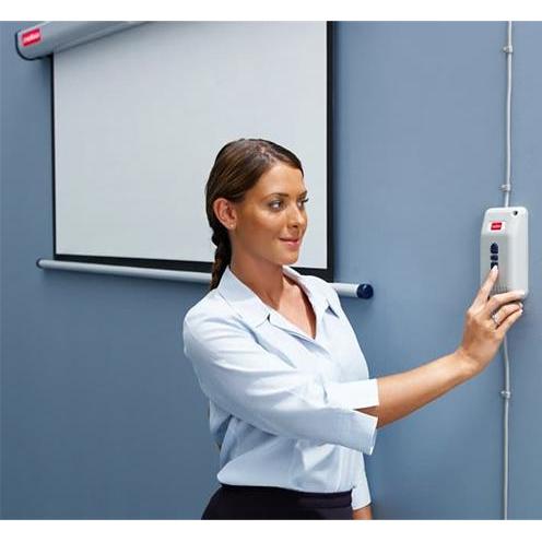 Thumbnail - Nobo Electric Wall Projection Screen 1920x1440mm (94.49", 4:3), Leinwand, Grau