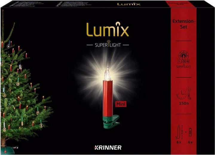 Produktbild Krinner LED Christbaumkerze Superlight Erweiterung (6 x)