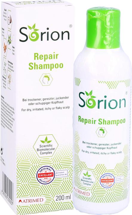 Actual product image Ruehe Healthcare Sorion Shampoo for dry sensitive scalp, 200 ml Shampoo (200 ml, Liquid shampoo)