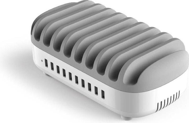 Produktbild Compulocks 10 Port USB Charg Dock station WHT UK (USB-A, 10 Ports)