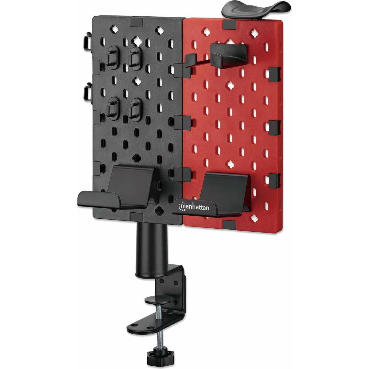 Manhattan 462518, Supporto per cuffie, Rosso, Nero