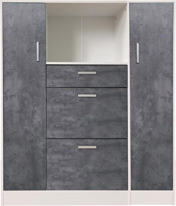 Produktbild HTI-Line Küchenschrank Kombi L und S (119 x 40 x 133 cm)