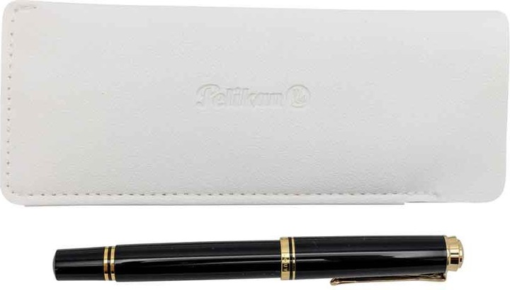 Produktbild Pelikan Füllhalter M400 Schwarz M Etui (Gold, Schwarz, 1 x)