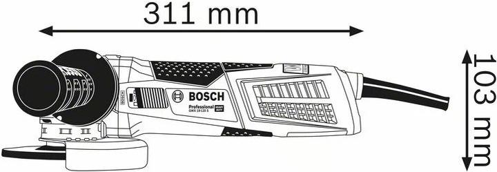 Actual product image Bosch Professional GWX 19-125 (125 mm)