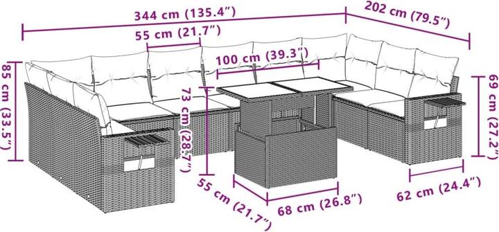 Produktbild vidaXL Tripp