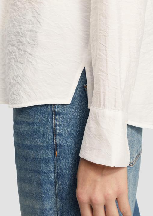 Produktbild s.Oliver Bluse Strukturierte Bluse mit V-Ausschnitt (38)