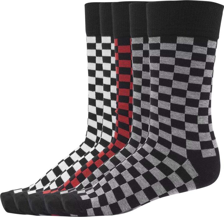 Actual product image Urban Classics Check Socks 5-Pack (5-pack, 35 - 38)