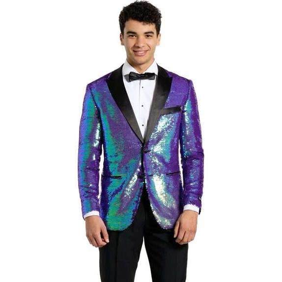 Thumbnail - OppoSuits Smoking - Sapphire Sequins (52)