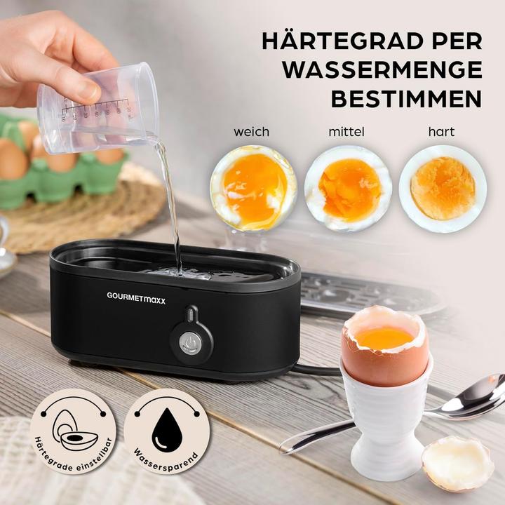 Image du produit Gourmetmaxx Eierkocher mit Eierstecher im Messbecher