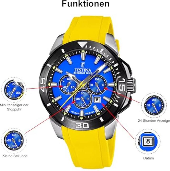Produktbild Festina F20642/D Chrono Bike (Chronograph, 47 mm)