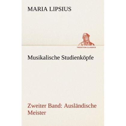 Musikalische Studienköpfe, Belletristik