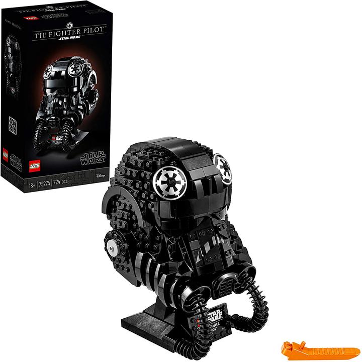 Actual product image LEGO TIE Fighter Pilot Helmet (75274, LEGO Star Wars)