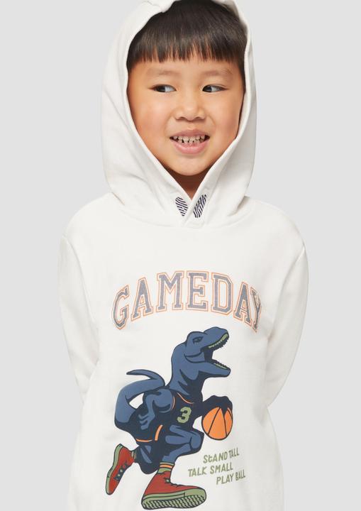 Immagine prodotto S.Oliver Sweatshirt Kapuzen-Sweatshirt mit gummiertem Print (98)