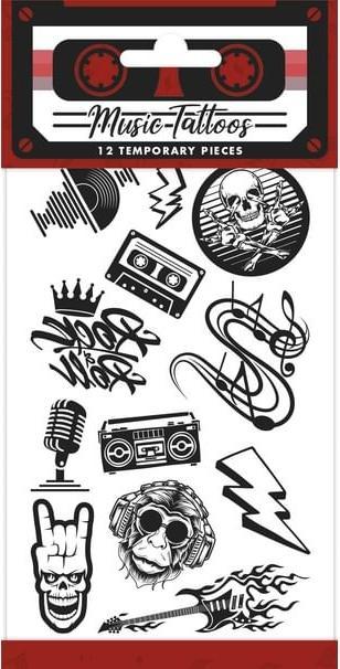 Image du produit Konjac Sponge tatouages musique rock
