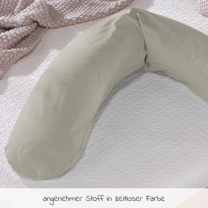 Produktbild Theraline Stillkissen "Das Original" mit Polyester Hohlfaser Füllung inkl. Bezug 190 cm (38 cm)