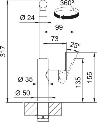 Actual product image Franke Maris Slim