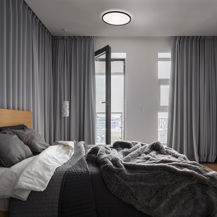 Produktbild Briloner Ultraflaches LED Panel mit LED Backlight,schwarz, 1xLED/18W (2400 lm)